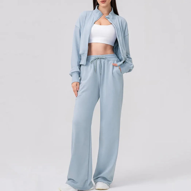 Legging femme STRIDE 7/8 stretch doux - vue portée 3