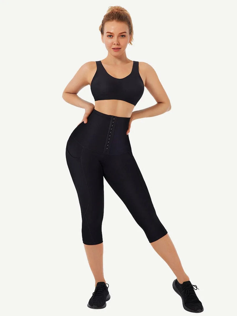 Legging femme compression taille haute opaque — stride