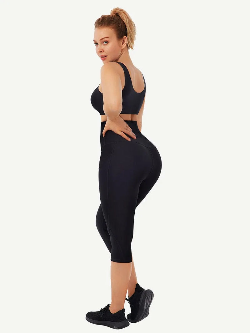 Legging femme compression taille haute opaque — stride