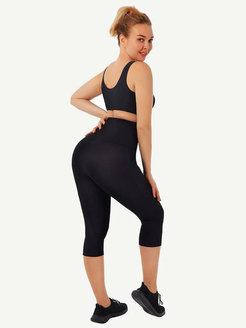 Legging femme compression taille haute opaque — stride