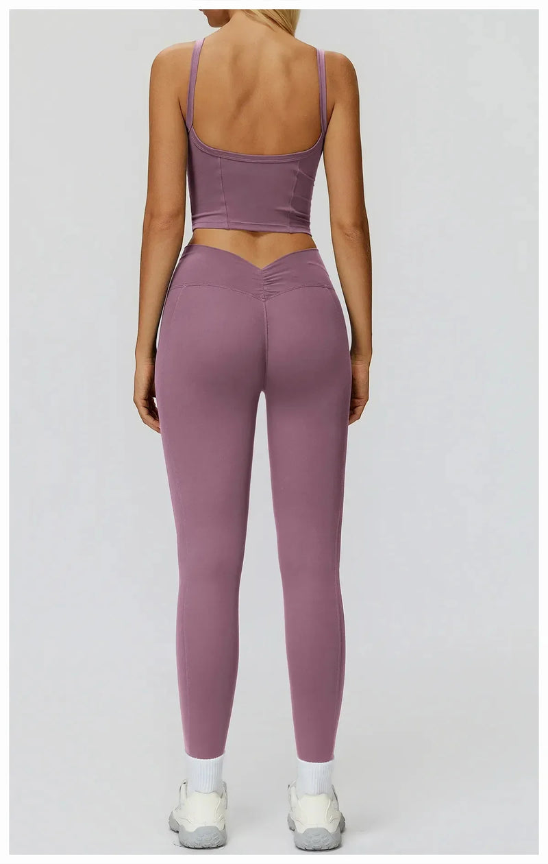 Legging femme sculptant taille haute stretch — sculpt