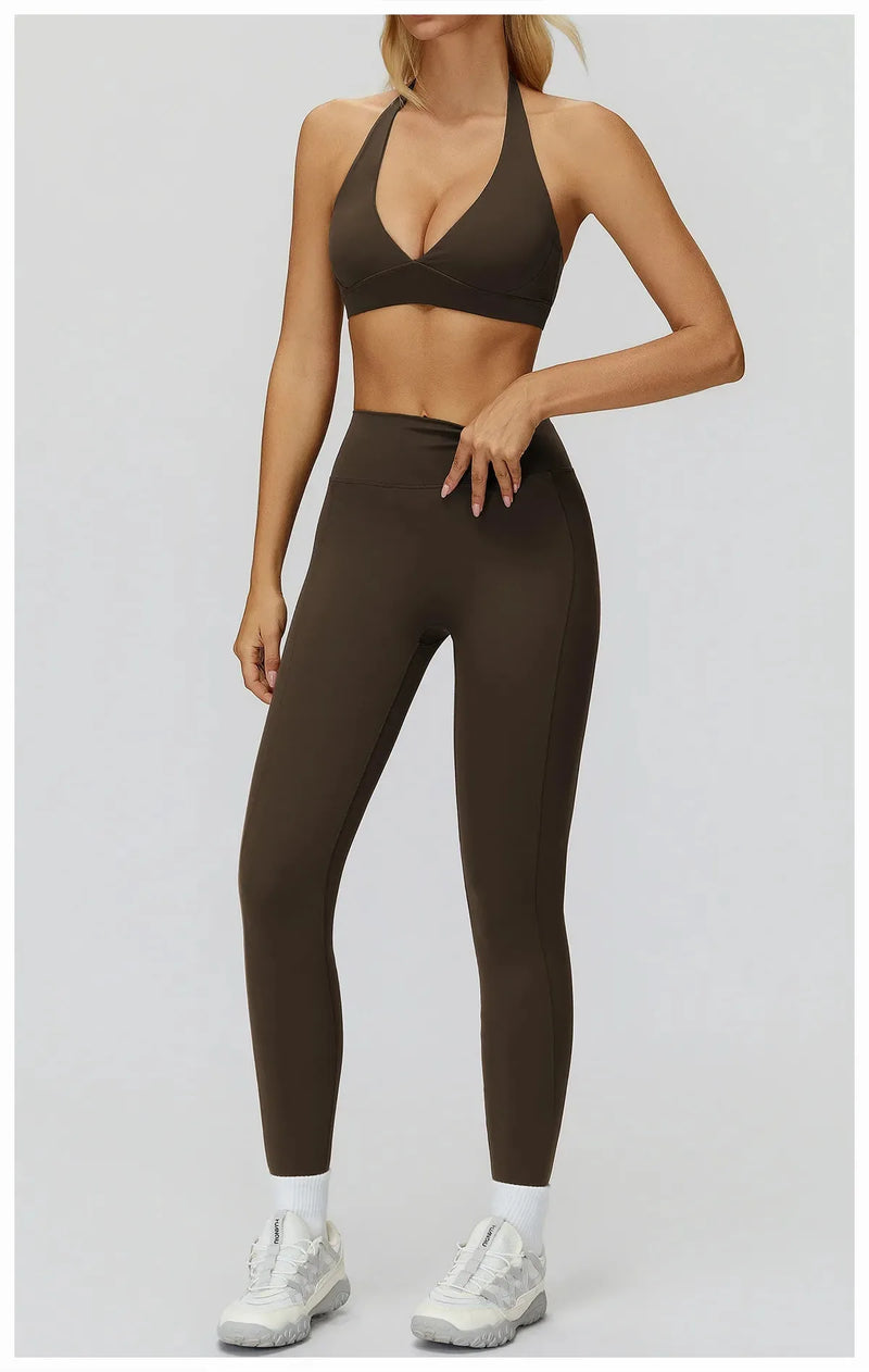 Legging femme sculptant taille haute stretch — sculpt