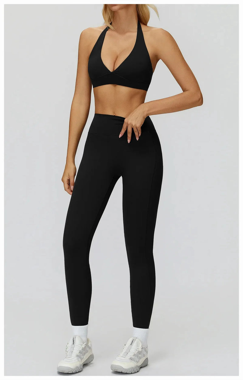 Legging femme sculptant taille haute stretch — sculpt
