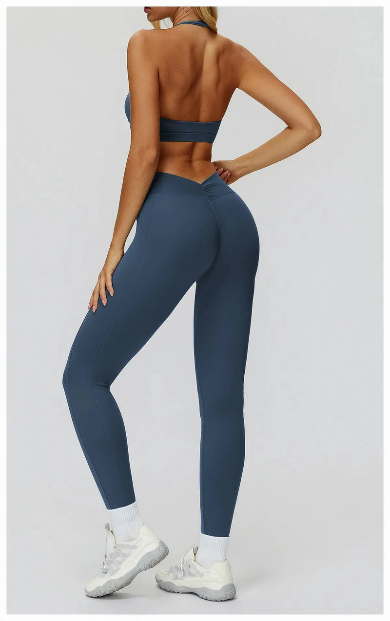 Legging femme sculptant taille haute stretch — sculpt