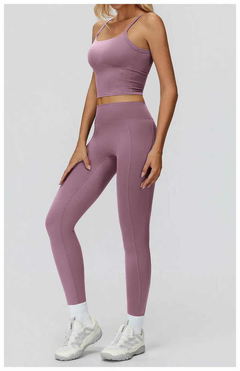 Legging femme sculptant taille haute stretch — sculpt