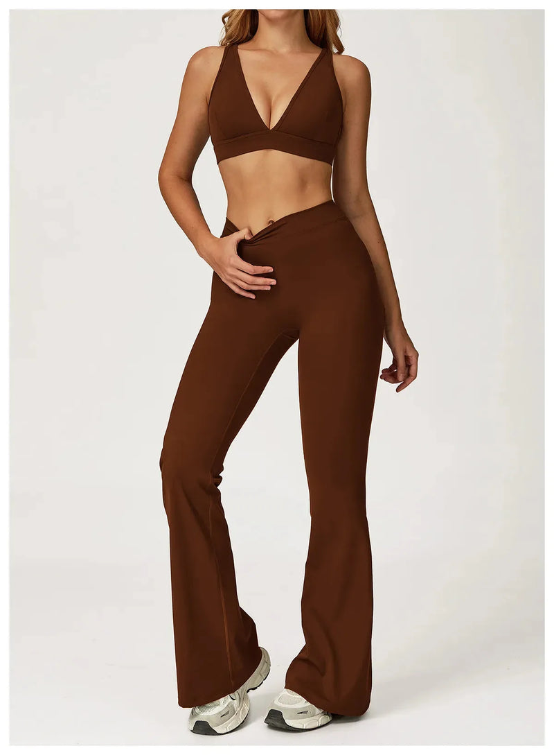 Legging femme sport opaque couture plate — edge