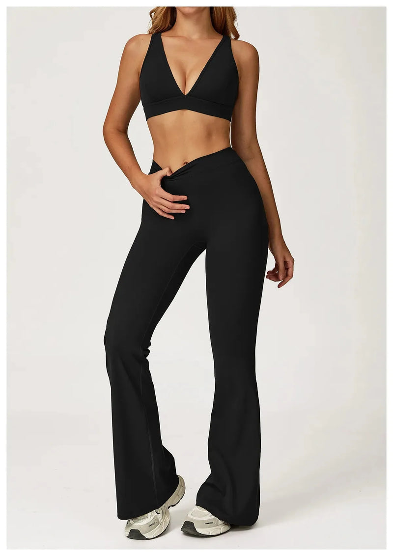 Legging femme sport opaque couture plate — edge