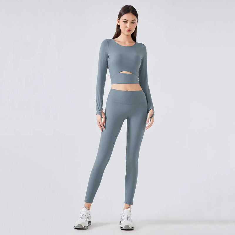 Legging femme training taille haute ceinture large — pulse