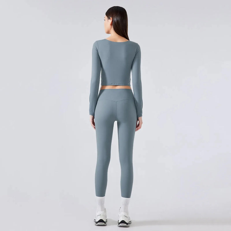 Legging femme training taille haute ceinture large — pulse