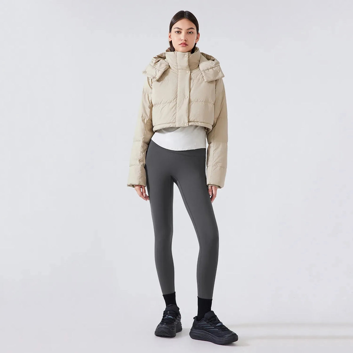 Legging femme training taille haute ceinture large — pulse