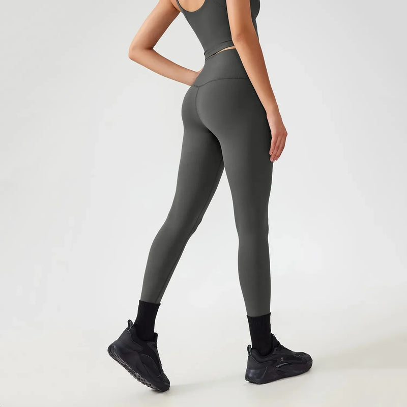 Legging femme training taille haute microfibre — pulse