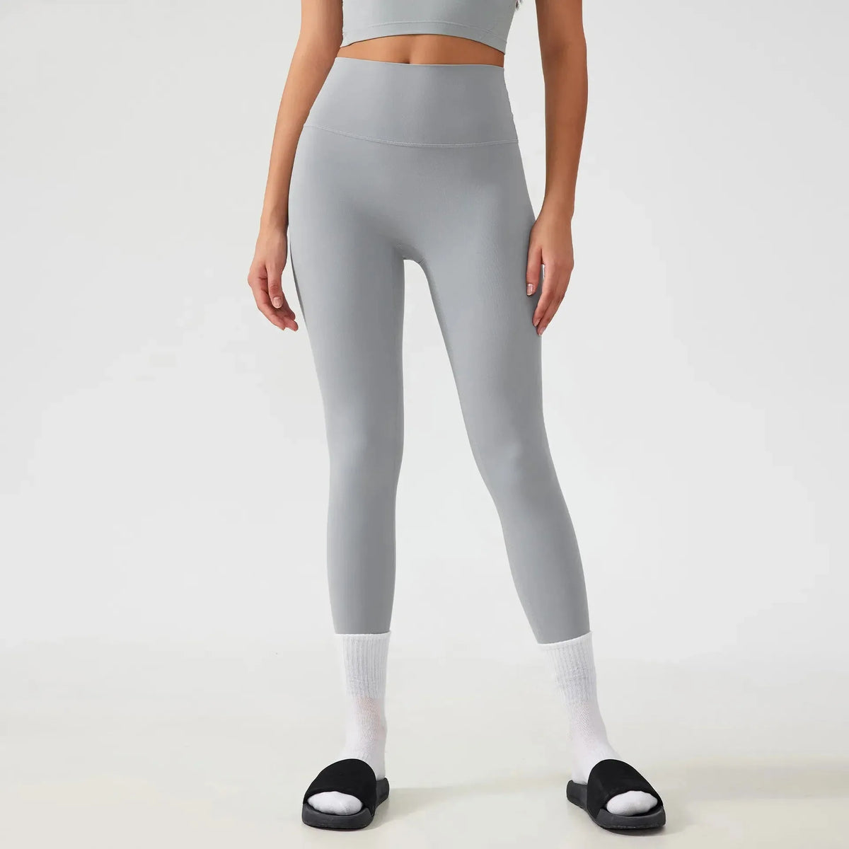 Legging femme training taille haute microfibre — pulse