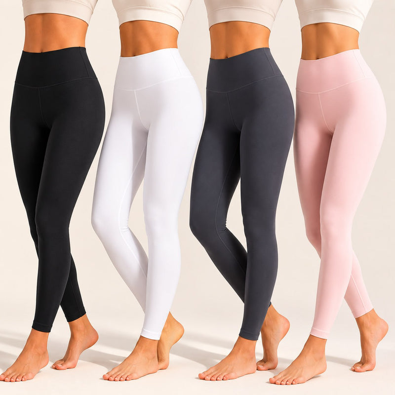 Legging femme yoga couture plate polyvalent — flow — coloris disponibles