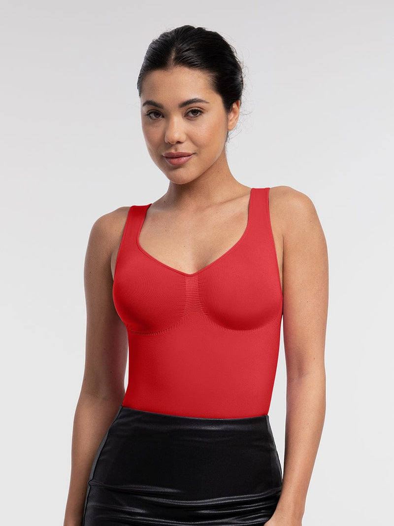 Body gainant femme sans couture col diamant grande taille — sculpt — vue 25