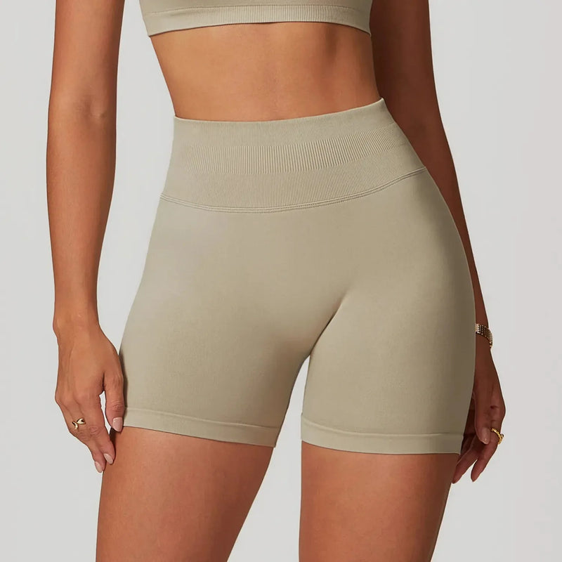 Short femme sans couture stretch respirant — core
