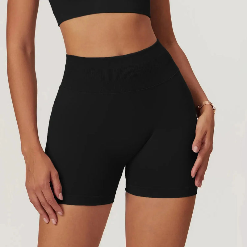 Short femme sans couture stretch respirant — core