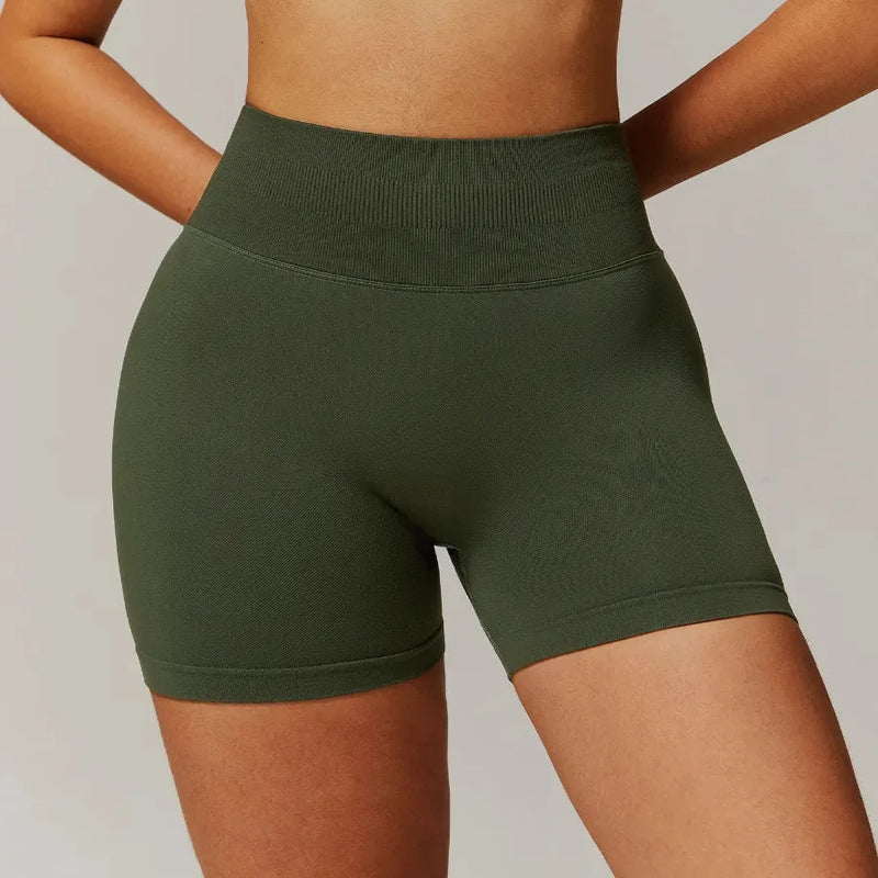 Short femme sans couture stretch respirant — core