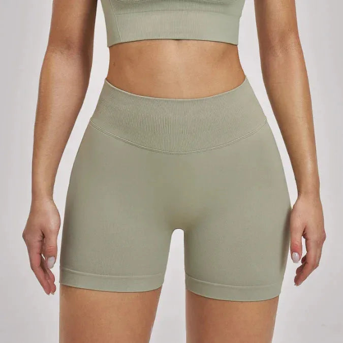 Short femme sans couture stretch respirant — core
