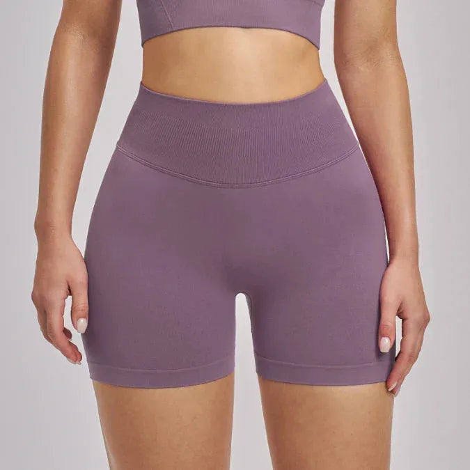 Short femme sans couture stretch respirant — core