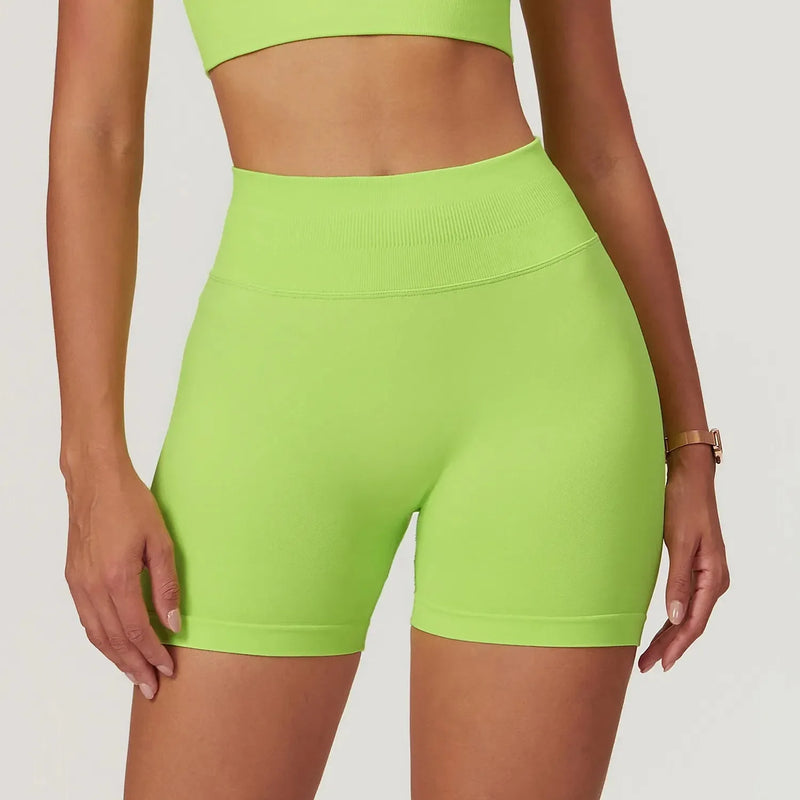 Short femme sans couture stretch respirant — core