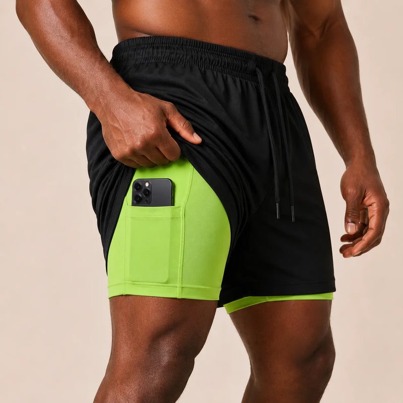 Short homme sport stretch microfibre — edge