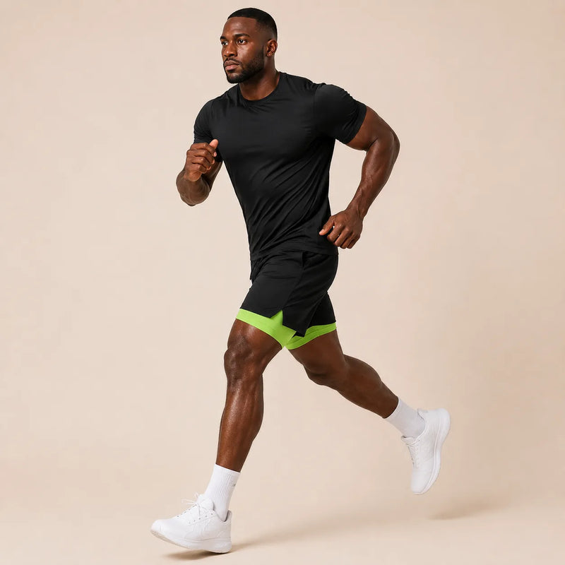 Short homme sport stretch microfibre — edge