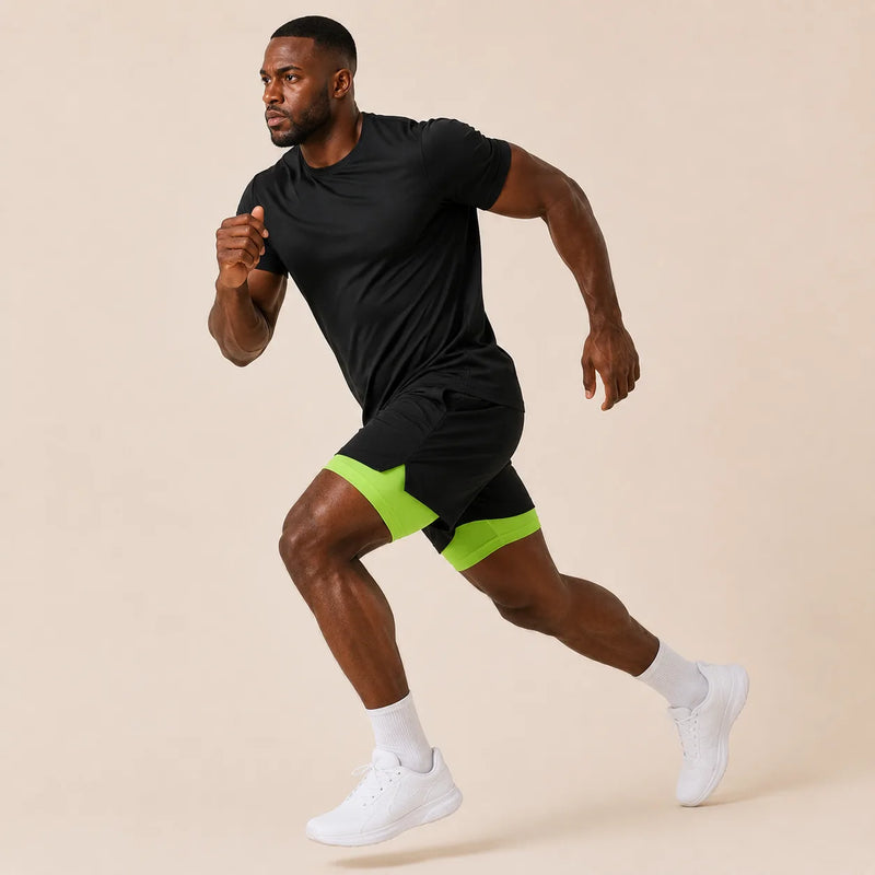 Short homme sport stretch microfibre — edge