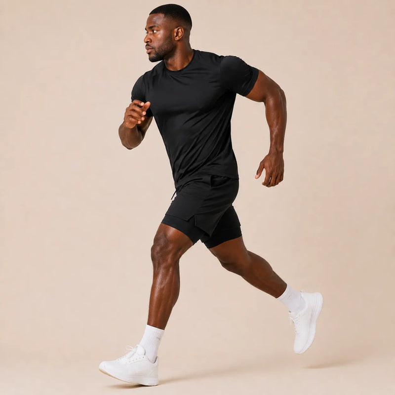 Short homme sport stretch microfibre — edge