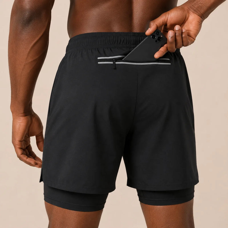 Short homme sport stretch microfibre — edge