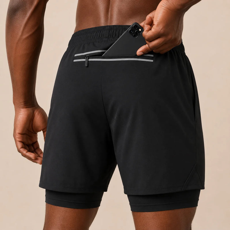Short homme sport stretch microfibre — edge
