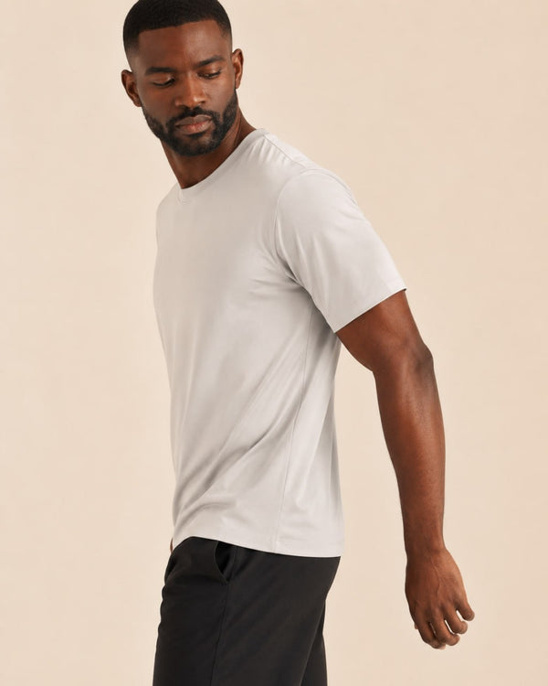 T-shirt homme col rond seconde peau polyvalent — core