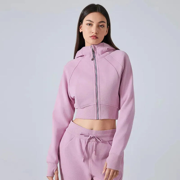 Veste femme cocooning zip frontal technique — pulse