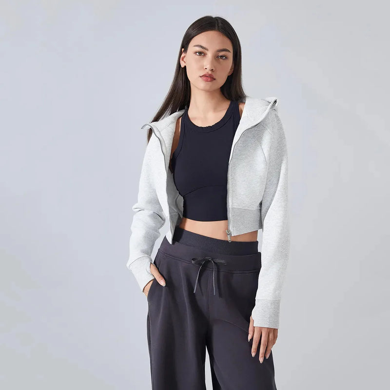 Veste femme cocooning zip frontal technique — pulse