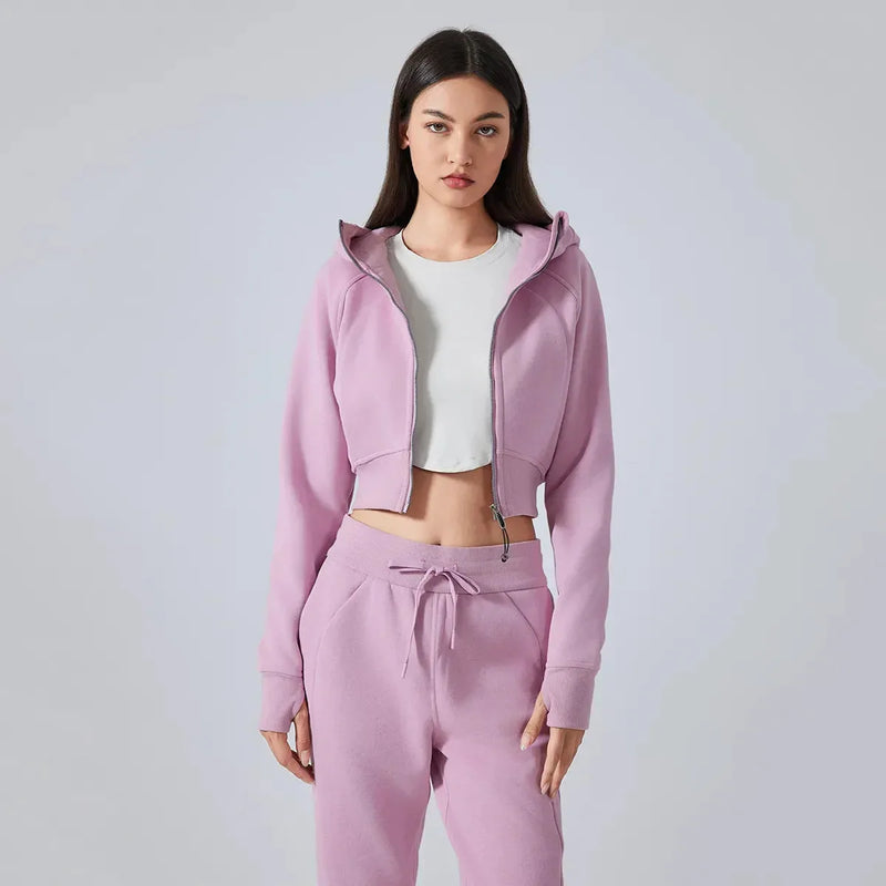 Veste femme cocooning zip frontal technique — pulse