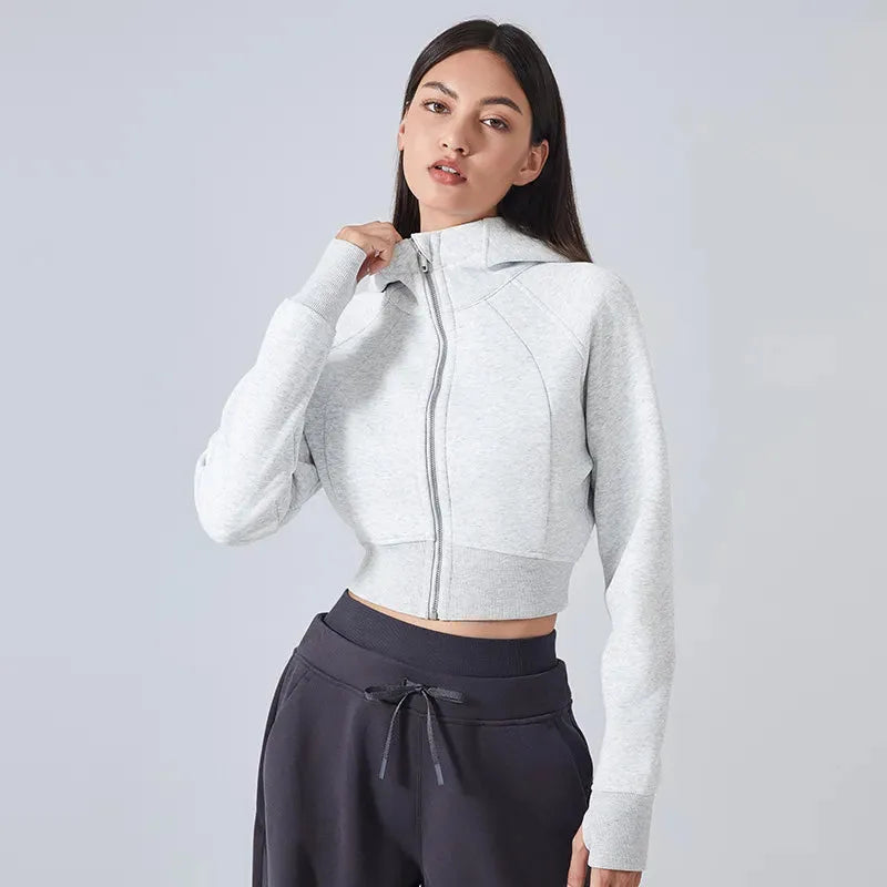 Veste femme cocooning zip frontal technique — pulse