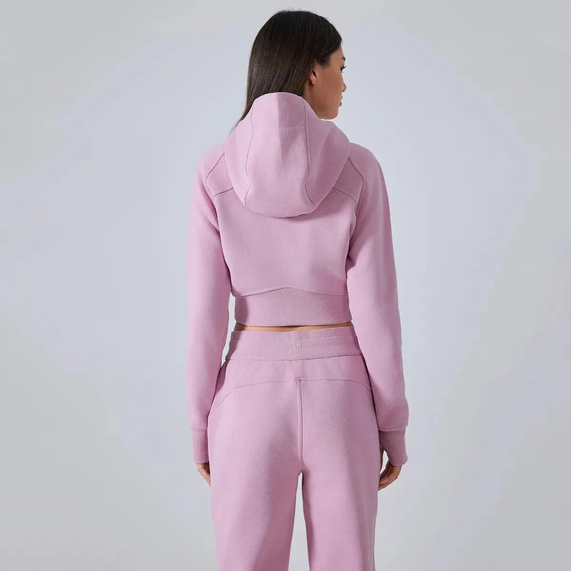 Veste femme cocooning zip frontal technique — pulse