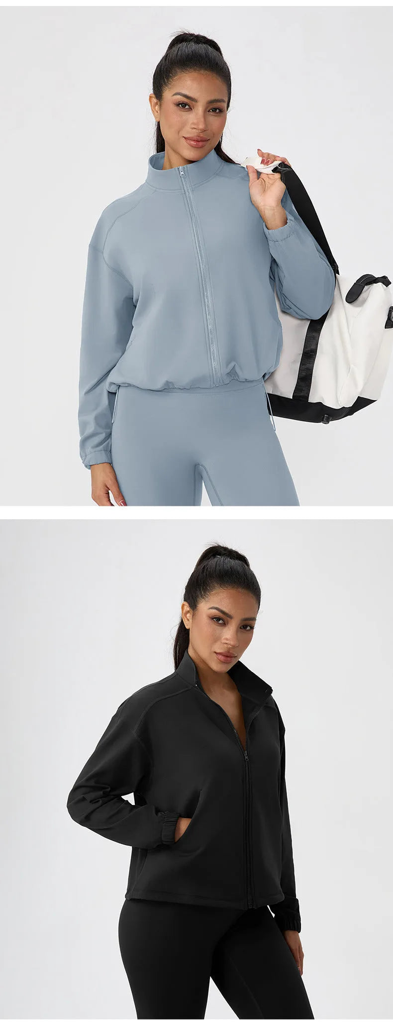 Veste femme stretch PULSE marron gris bleu noir - vue 14