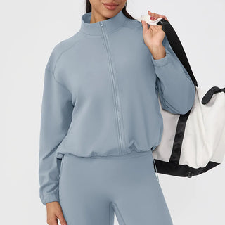 Veste femme training zip frontal poches latérales — PULSE