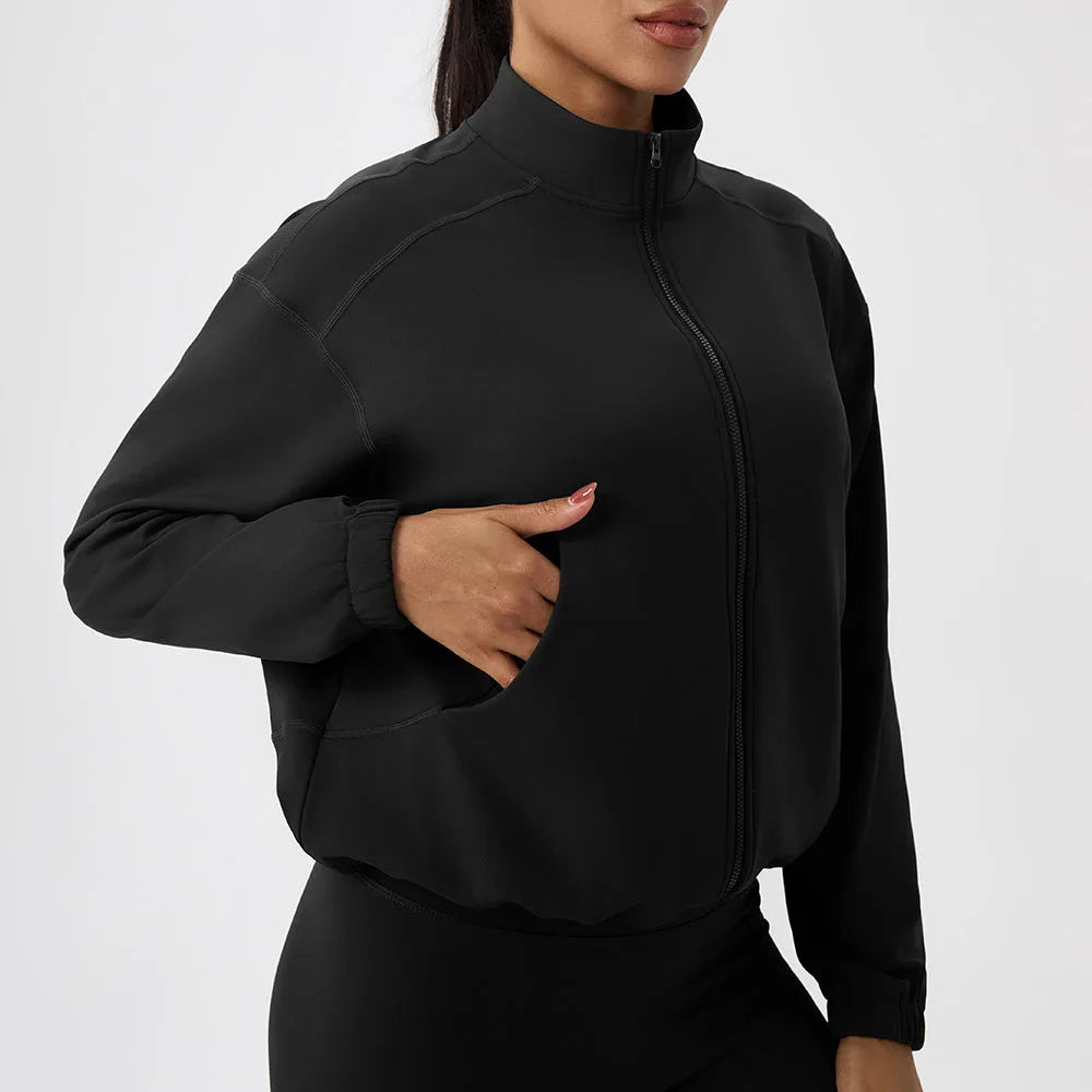 Veste femme PULSE zippée stretch - vue portée 4