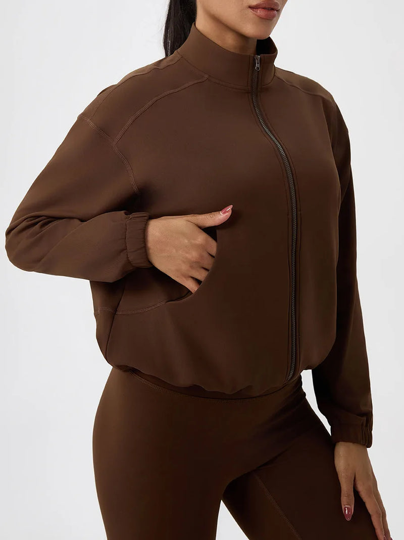 Veste femme PULSE zippée stretch - vue portée 6
