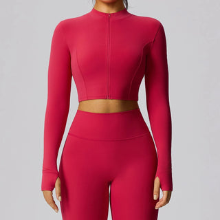 Veste femme training zip frontal séchage rapide — pulse