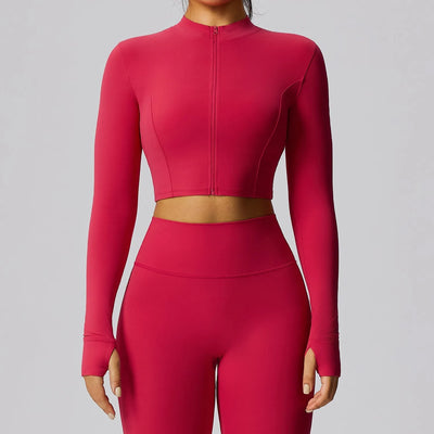 Veste femme training zip frontal séchage rapide — pulse