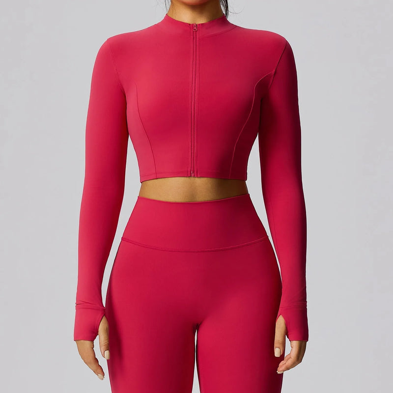 Veste femme training zip frontal séchage rapide — pulse
