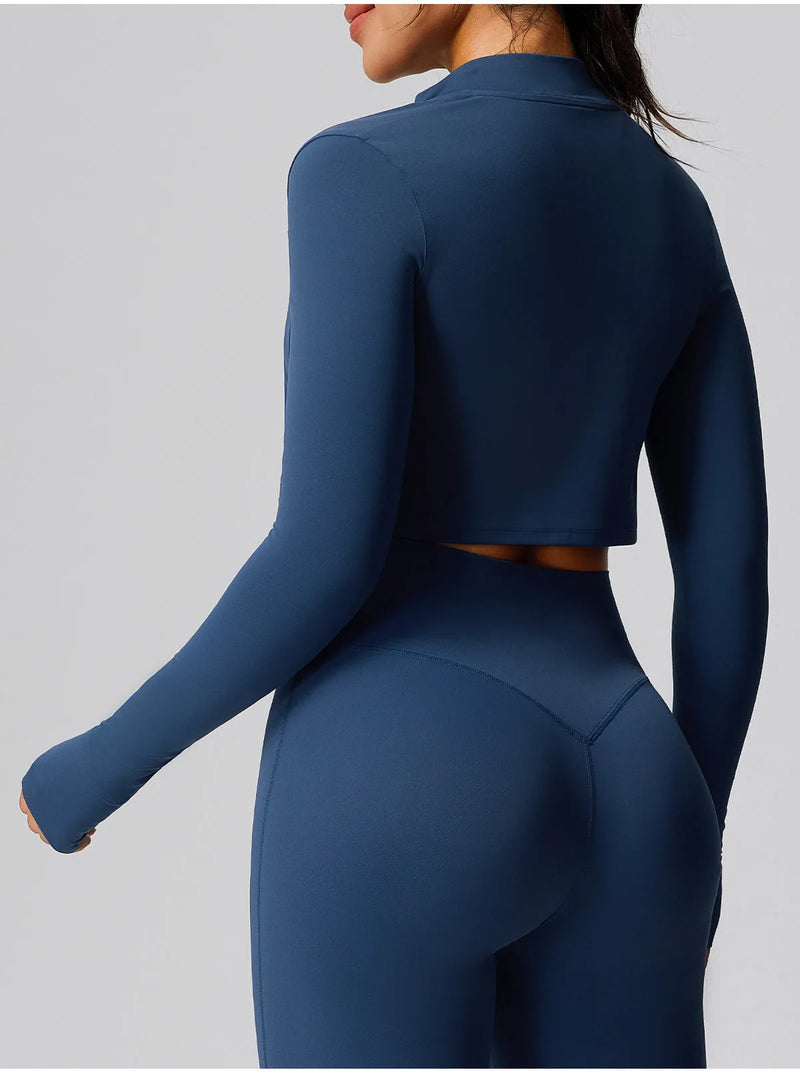 Veste femme training zip frontal séchage rapide — pulse
