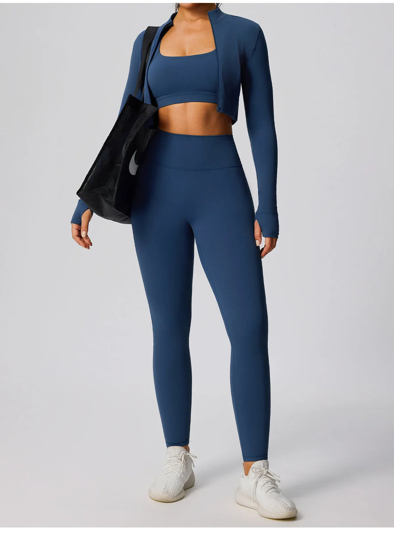 Veste femme training zip frontal séchage rapide — pulse