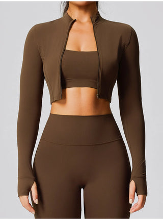 Veste femme training zip frontal séchage rapide — pulse