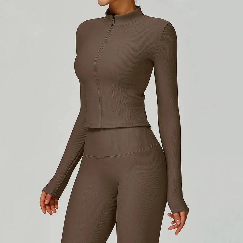 Veste yoga femme poches latérales FLOW - détail 10
