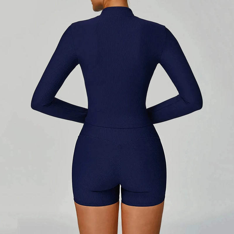 Veste femme FLOW zippée stretch - vue portée 3