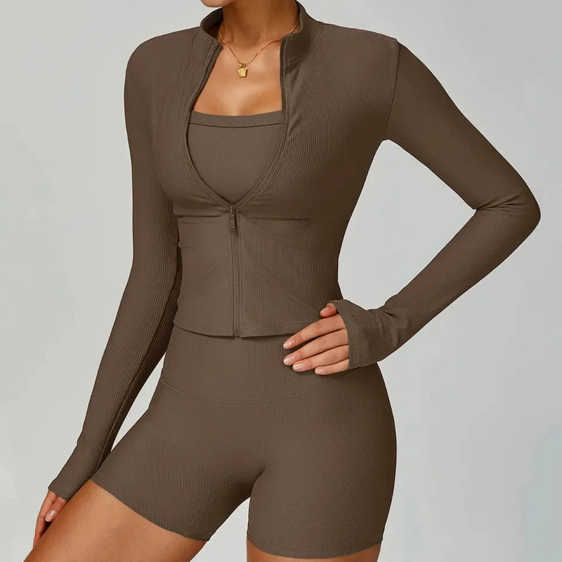 Veste yoga femme poches latérales FLOW - détail 8