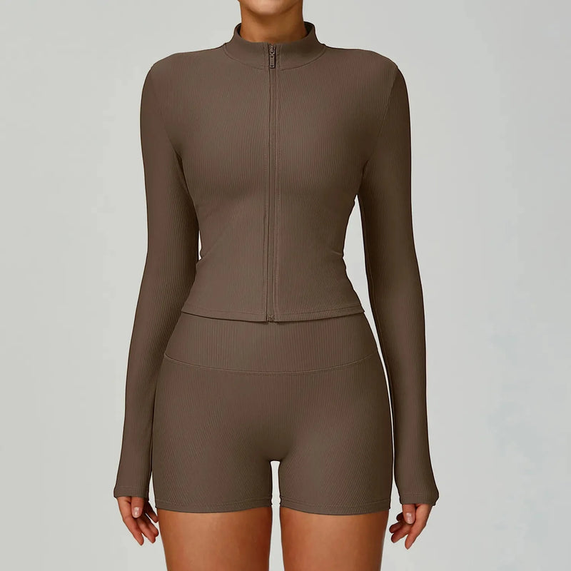 Veste yoga femme poches latérales FLOW - détail 9